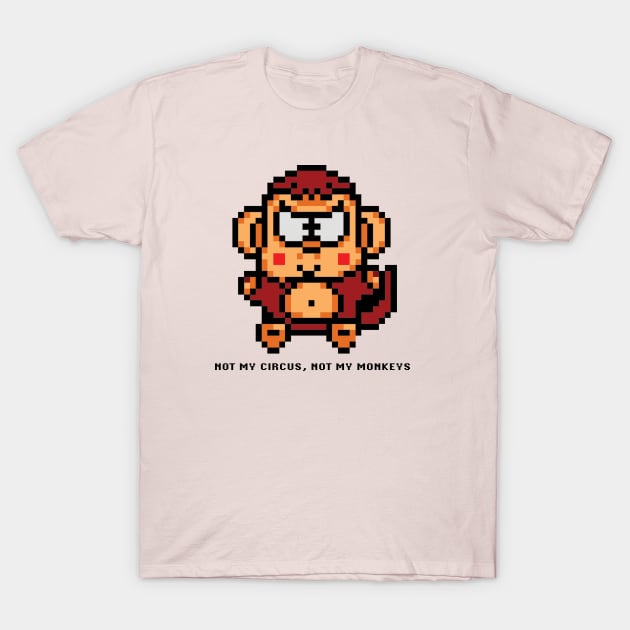 Pixel Monkey T-Shirt by RussellTateDotCom